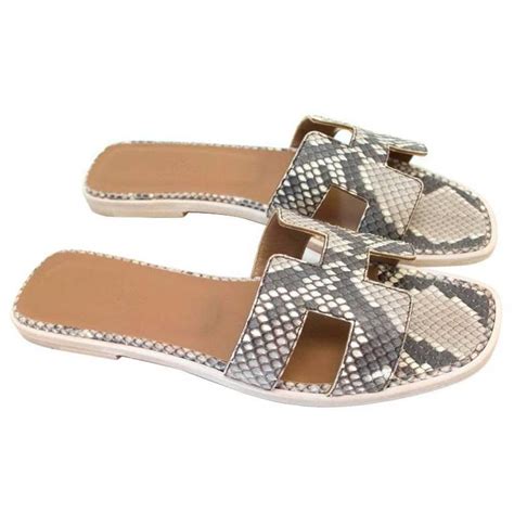 hermes sandals women price|hermes snakeskin sandals.